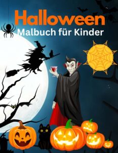 Halloween Malbuch für Kinder Cover